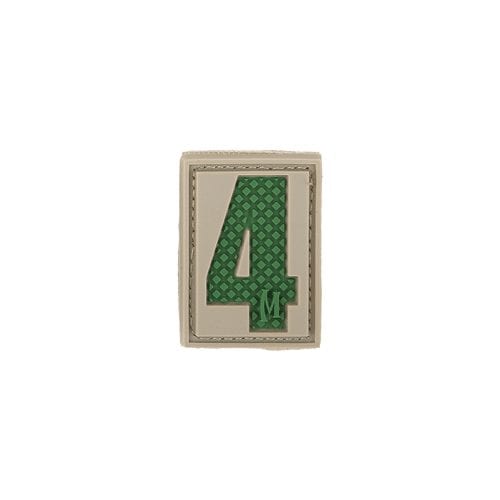 Maxpedition Number 4 Patch NUM4A - Clothing & Accessories