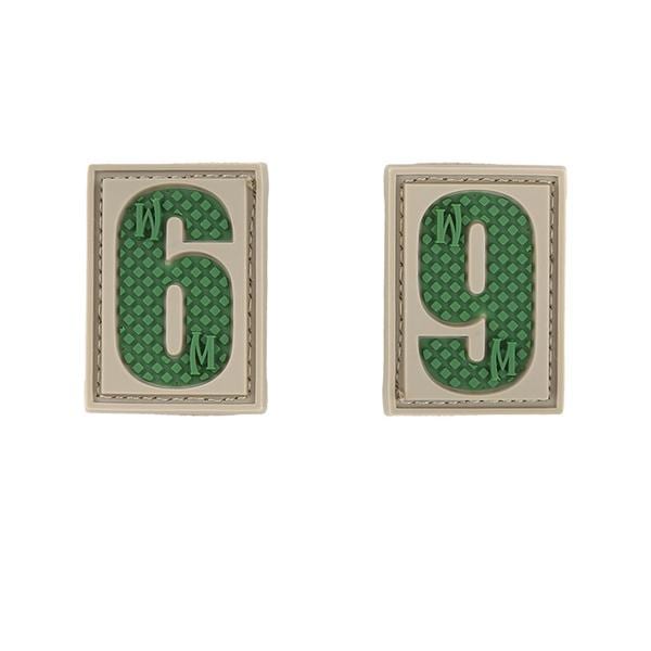 Maxpedition Number 6/9 Patch NUM6A - Clothing & Accessories
