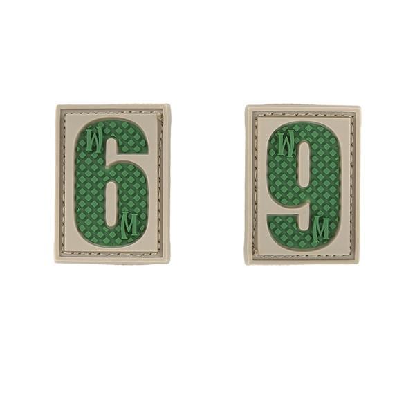 Maxpedition Number 6/9 Patch NUM6A - Clothing &amp; Accessories