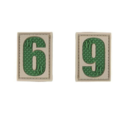 Maxpedition Number 6/9 Patch NUM6A - Clothing &amp; Accessories