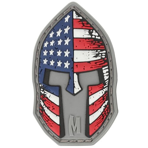 Maxpedition Stars and Stripes Spartan Patch - Morale Patches Red White and Blue
