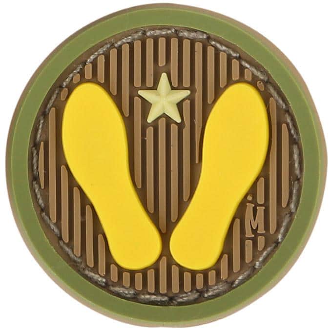 Maxpedition Yellow Footprints Morale Patch - Morale Patches