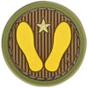 Maxpedition Yellow Footprints Morale Patch - Morale Patches