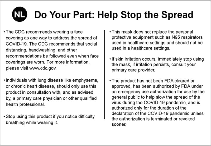 WCUniforms ECO Lab-Tested Soft Adult Face Masks 93.6% PFE M100 &#8211; Plain - Face Masks