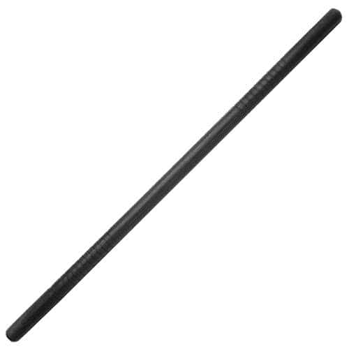 Monadnock Wood Straight Baton 26" or 36" - Black or Natural - Black, 26"