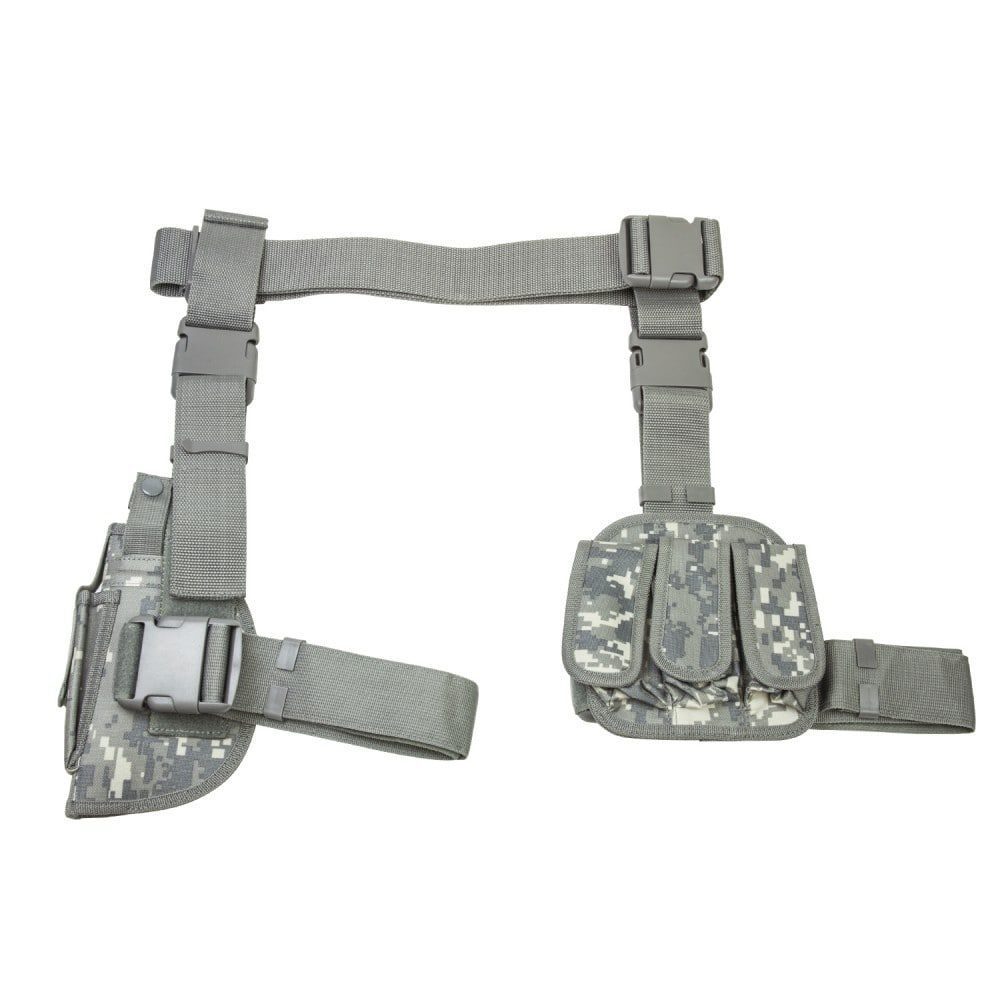 NcSTAR Drop Leg Holster & Mag Pouch X4 - Digital Camo