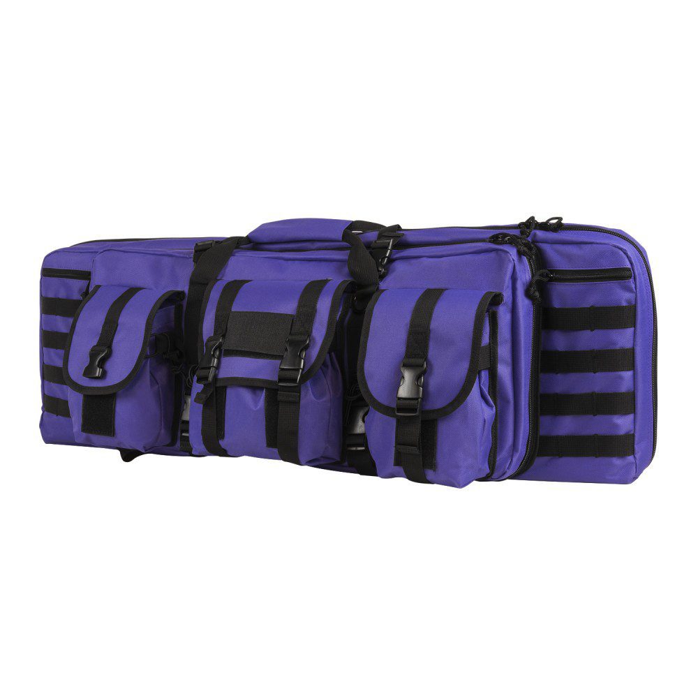 NcSTAR Double Carbine Case - Black/Purple, 36