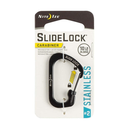 Nite Ize Carabiner Slidelock Steel #2 CSL2 - Tactical &amp; Duty Gear