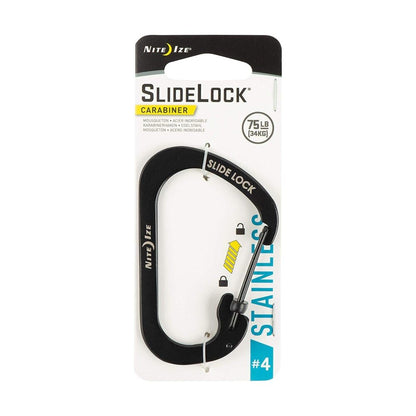 Nite Ize Carabiner Slidelock Steel #4 NI-CSL4 - Tactical &amp; Duty Gear