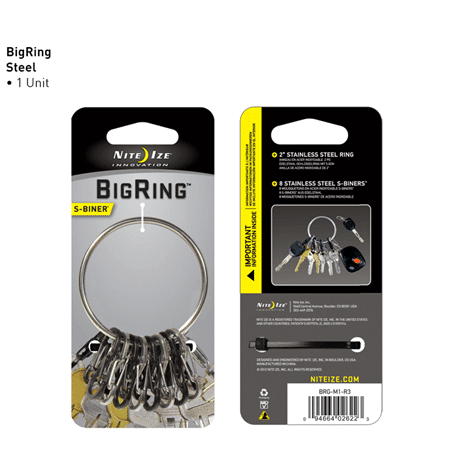 Nite Ize Bigring Steel Keyring - Keys & Accessories