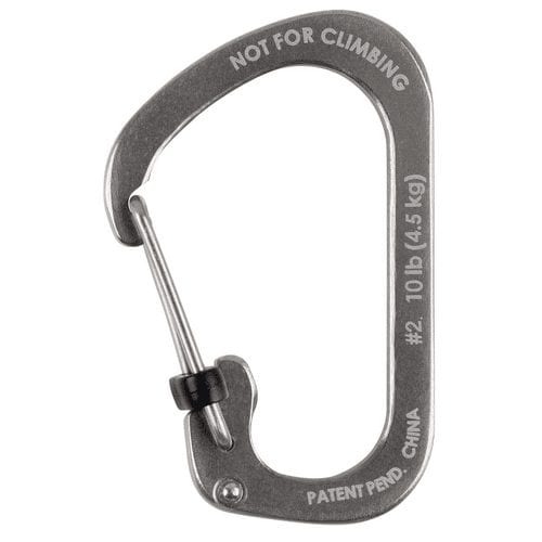 Nite Ize Carabiner Slidelock Steel #2 CSL2 - Tactical &amp; Duty Gear
