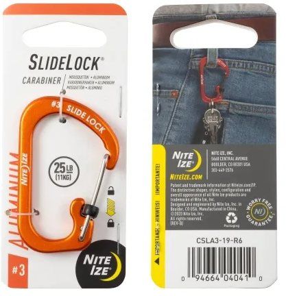 Nite Ize Slidelock Carabiner Aluminum CSLA - Survival & Outdoors