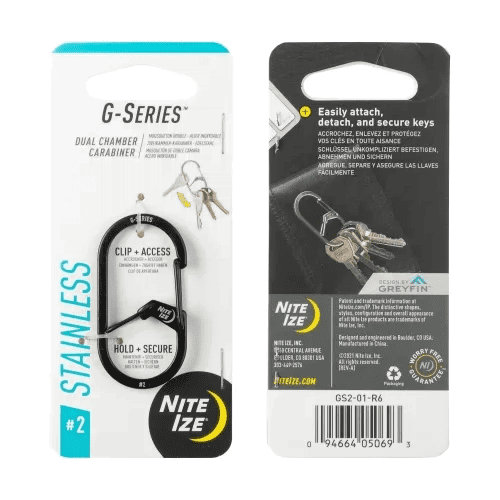 Nite-Ize G-Series Dual Chamber Carabiner - Black, #2