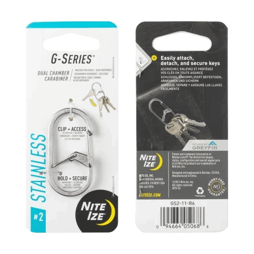 Nite-Ize G-Series Dual Chamber Carabiner - Stainless, #2