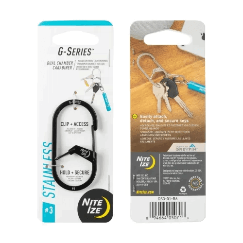 Nite-Ize G-Series Dual Chamber Carabiner - Black, #3