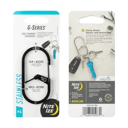 Nite-Ize G-Series Dual Chamber Carabiner - Black, #4