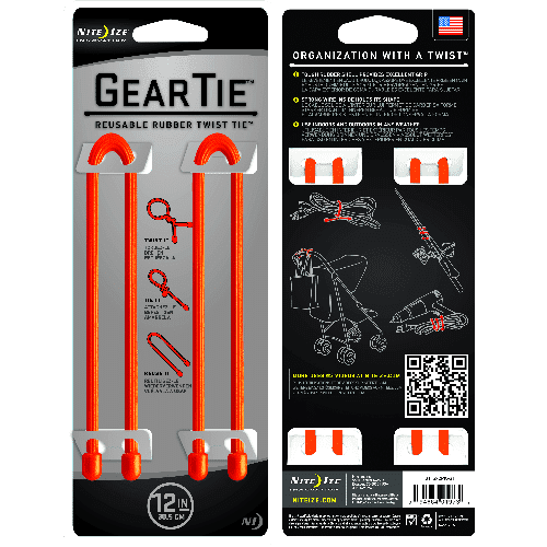 Nite-Ize Gear Tie® Loopable™ Reusable Rubber Twist Tie