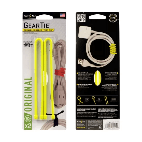 Nite-Ize Gear Tie® Loopable™ Reusable Rubber Twist Tie