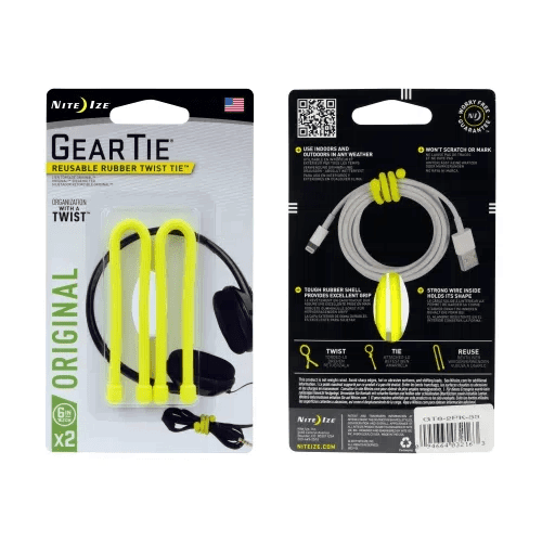 Nite-Ize Gear Tie® Loopable™ Reusable Rubber Twist Tie