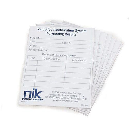 NIK P-10 Polytesting Report Pads 1004938 - Newest Arrivals