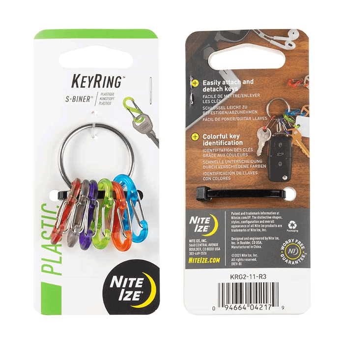 Nite-Ize KeyRing S-Biner KRG2-11-R3 - Newest Arrivals