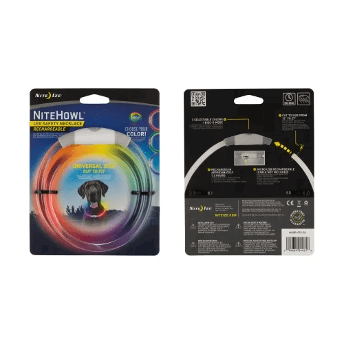 Nite-Ize NiteHowl Rechargeable LED Safety Necklace - Disc-O Select NHOR-07S-R3 - Bags & Packs
