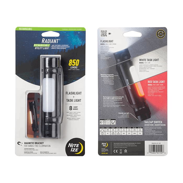 Nite-Ize Radiant Rechargeable Utility Light RUM1A-01-R7 - Newest Arrivals