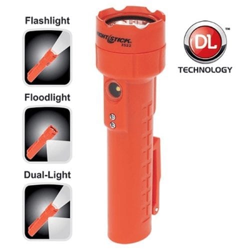 Nightstick Rechargeable Dual-Light Flashlight w/Dual Magnets - Tactical & Duty Gear