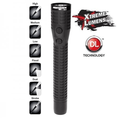 Nightstick Polymer Duty/Personal-Size Dual-Light Flashlight - Rechargeable NSR-9924X - Tactical & Duty Gear