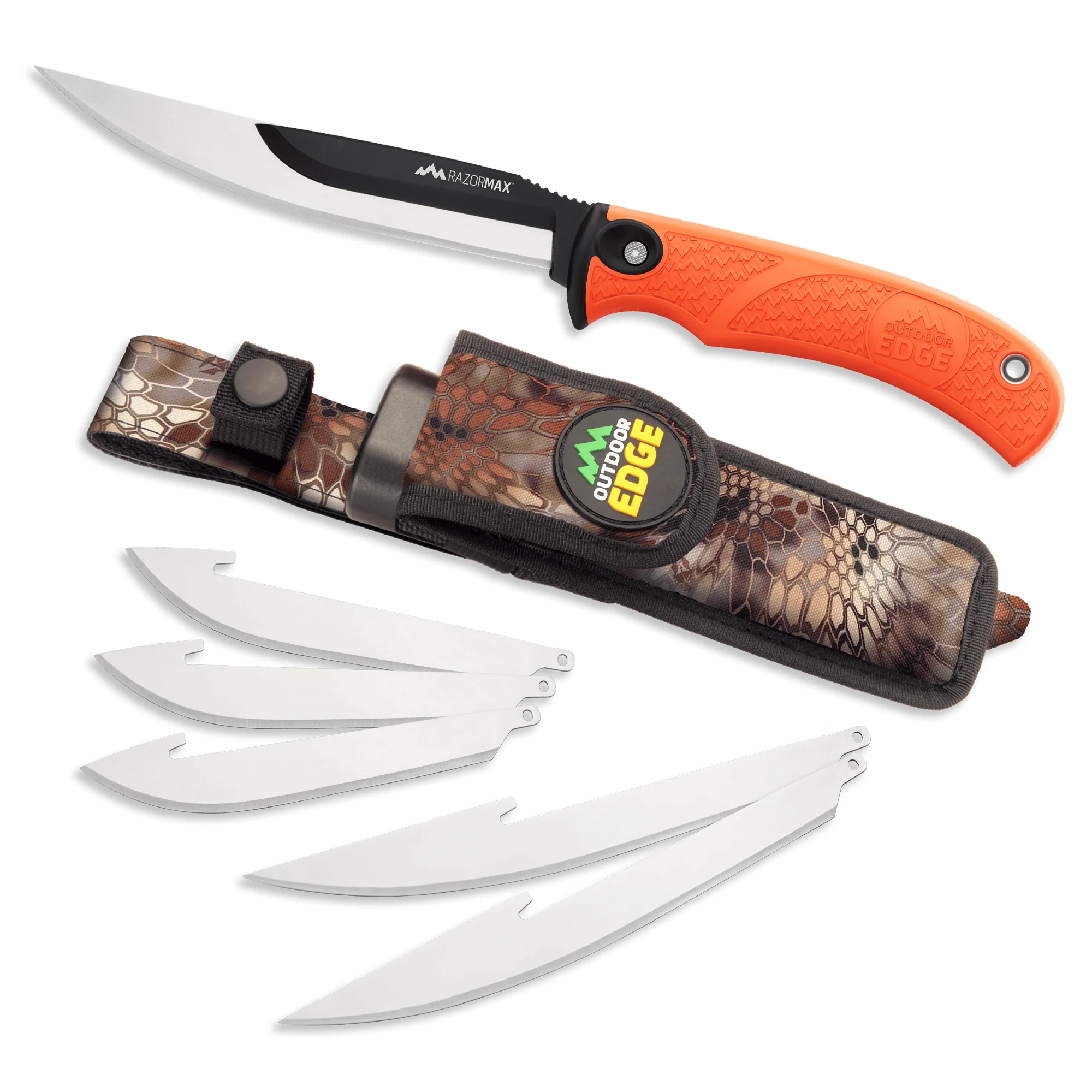 Outdoor Edge RAZOR-MAX (Orange, 6-Blades) RMB-20 - Knives
