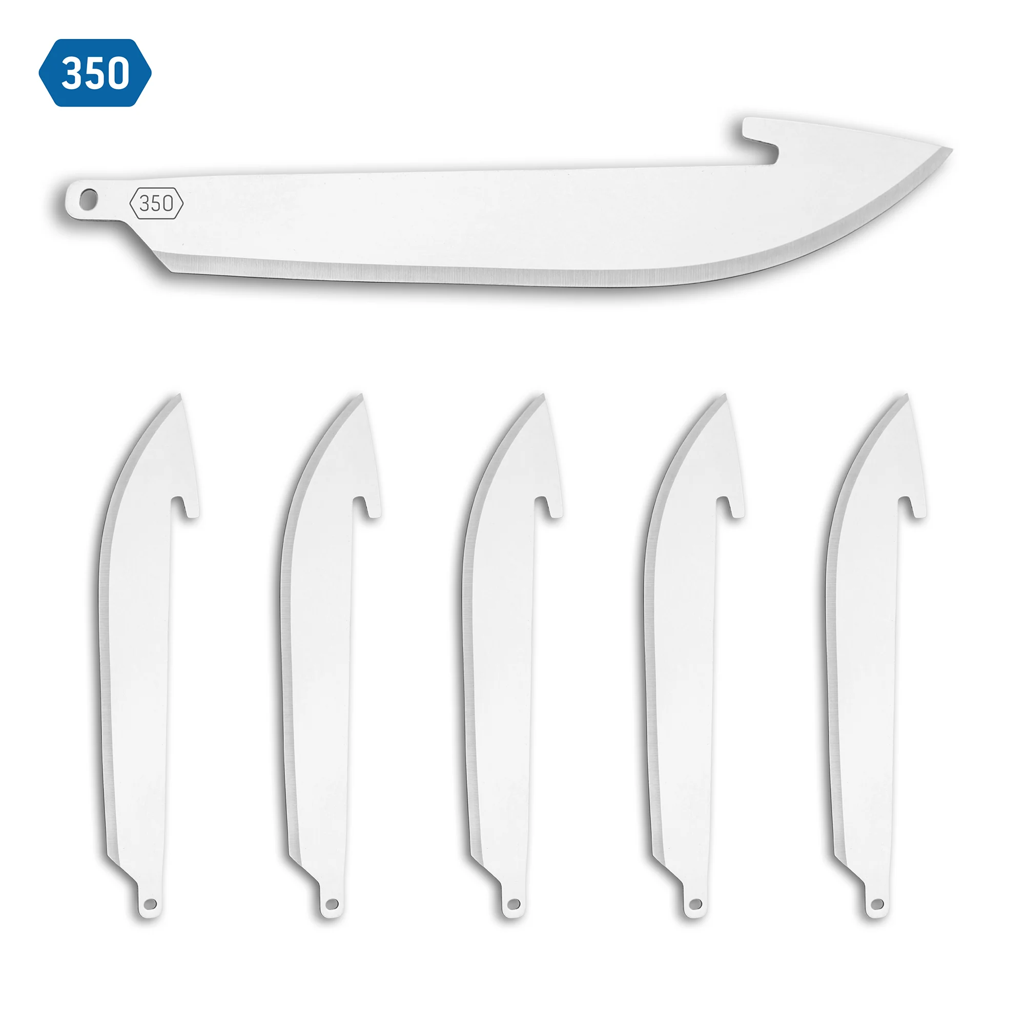 Outdoor Edge 3.5 DROP-POINT BLADE PACK (6 Pieces) RR-6 - Knives