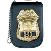 Perfect Fit Universal Badge &amp; ID Holder w/ Chain - 2.50''x3.25'' 705 - Newest Products
