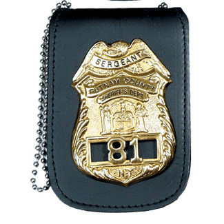 Perfect Fit Universal Badge & ID Holder with Chain – 2.50”x3.25” 705 - Badges & Accessories