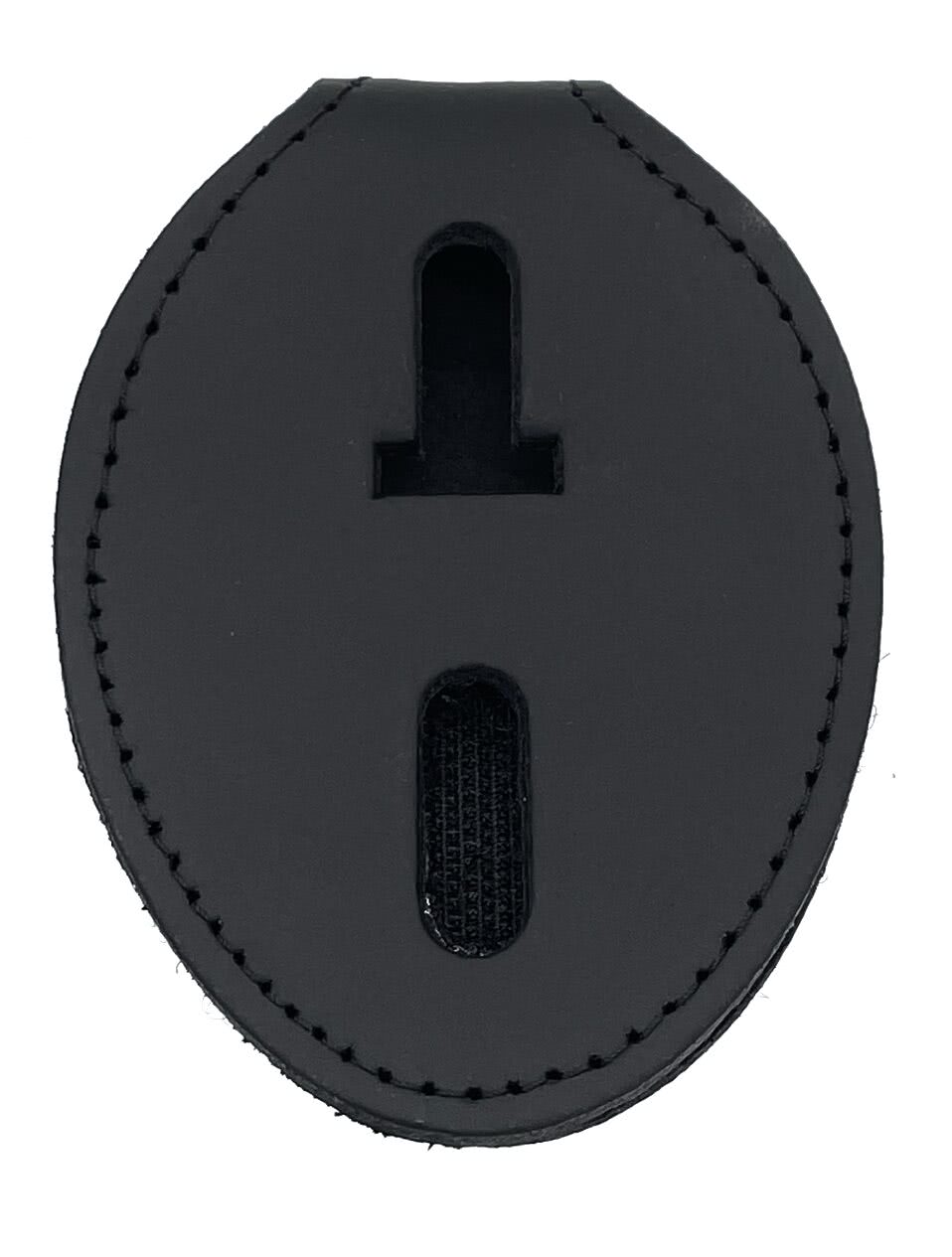 Perfect Fit Universal Oval Badge Clip w/ Pocket & Chain 715-O-PC - Newest Products