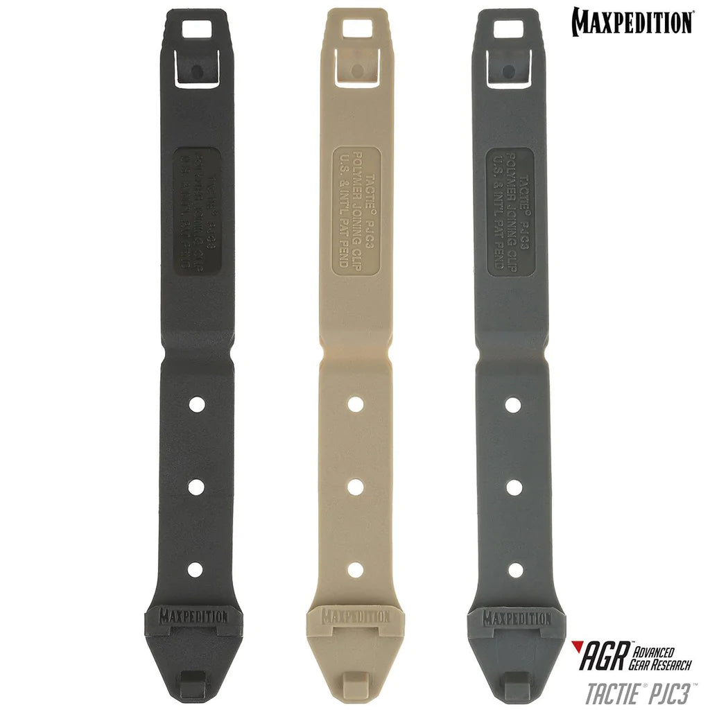 Maxpedition TacTie PJC3 Polymer Joining Clips (Pack of 6) PJC3 - Bags &amp; Packs