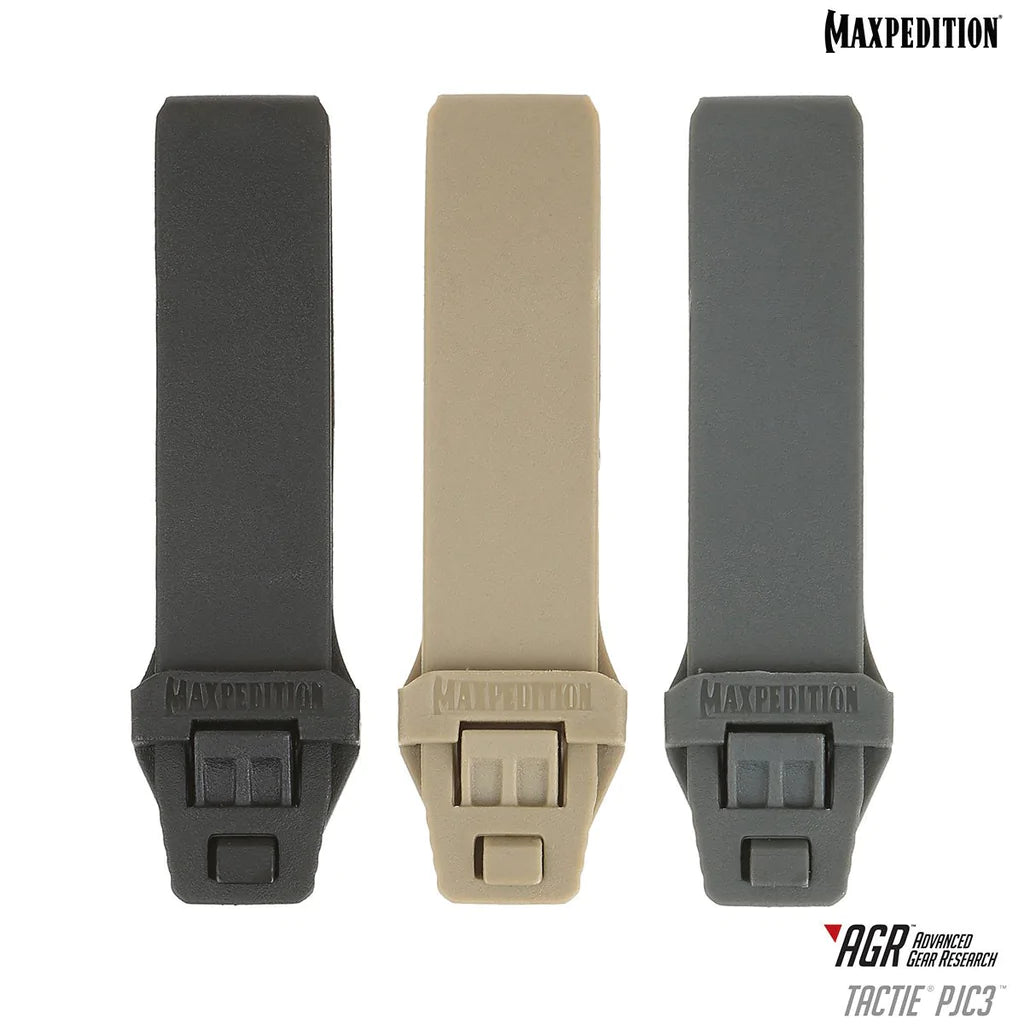 Maxpedition TacTie PJC3 Polymer Joining Clips (Pack of 6) PJC3 - Bags &amp; Packs