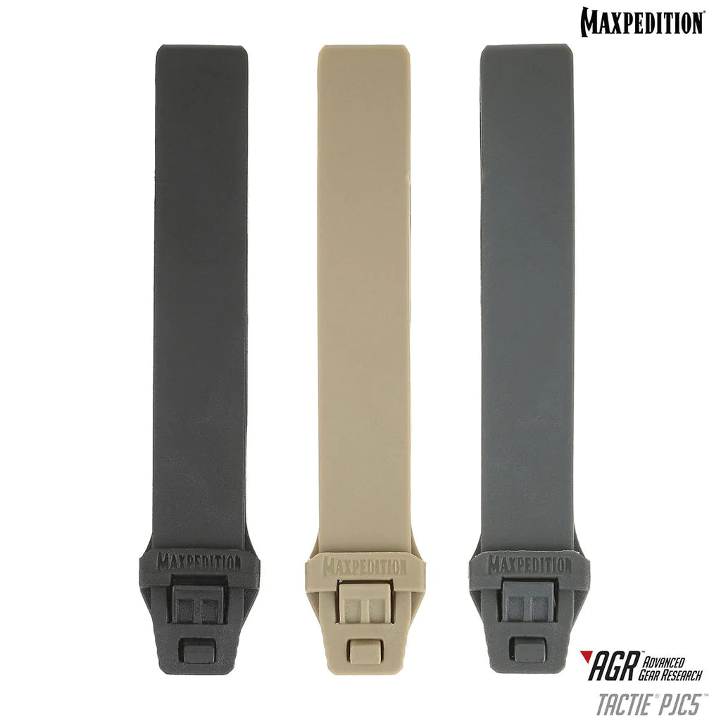 Maxpedition TacTie PJC5 Polymer Joining Clips (Pack of 6) - Bags & Packs