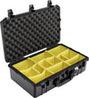 Pelican Products 1555 Air Case - Black, Padded Dividers