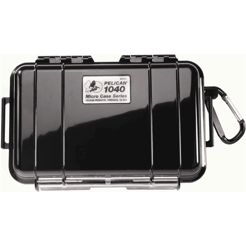 Pelican Products 1040 Micro Case - Clear/Black