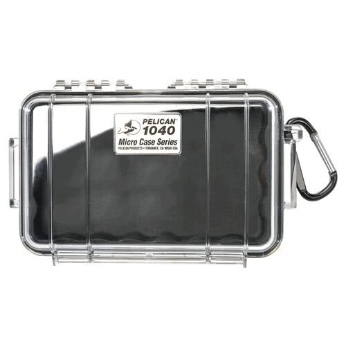 Pelican Products 1040 Micro Case - Clear/Yellow