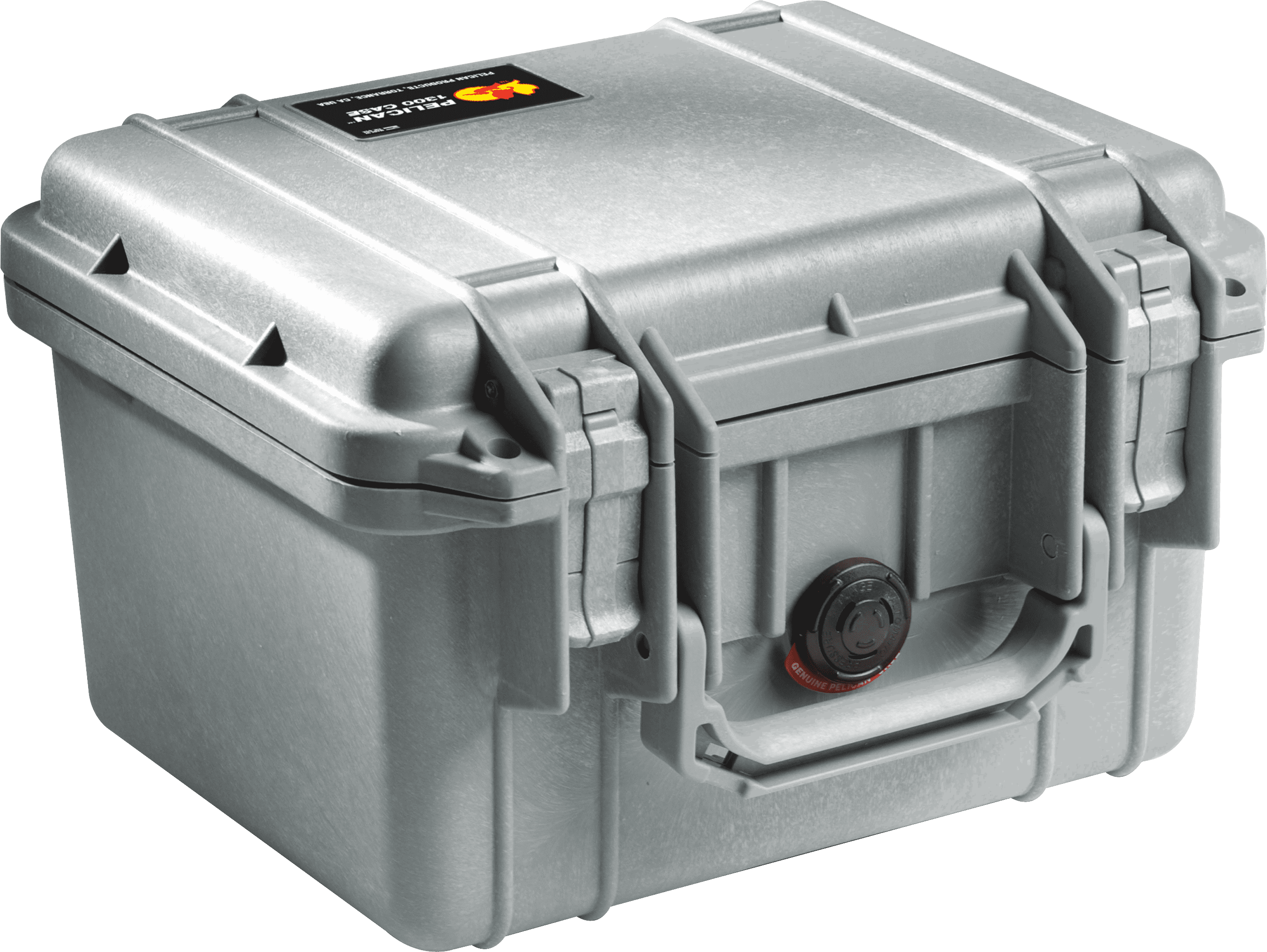 Pelican Products 1300 Protector Case - Silver, No Foam