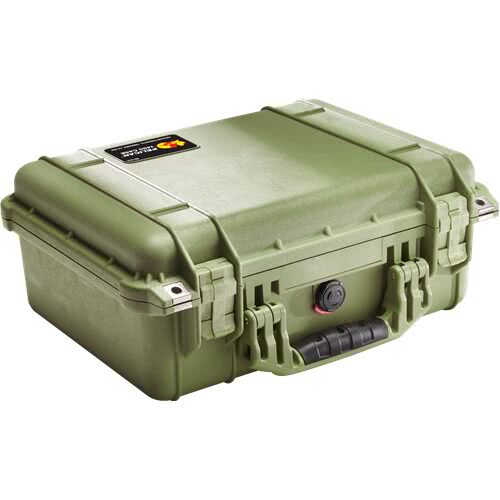 Pelican Products 1450 Protector Case - OD Green, No Foam