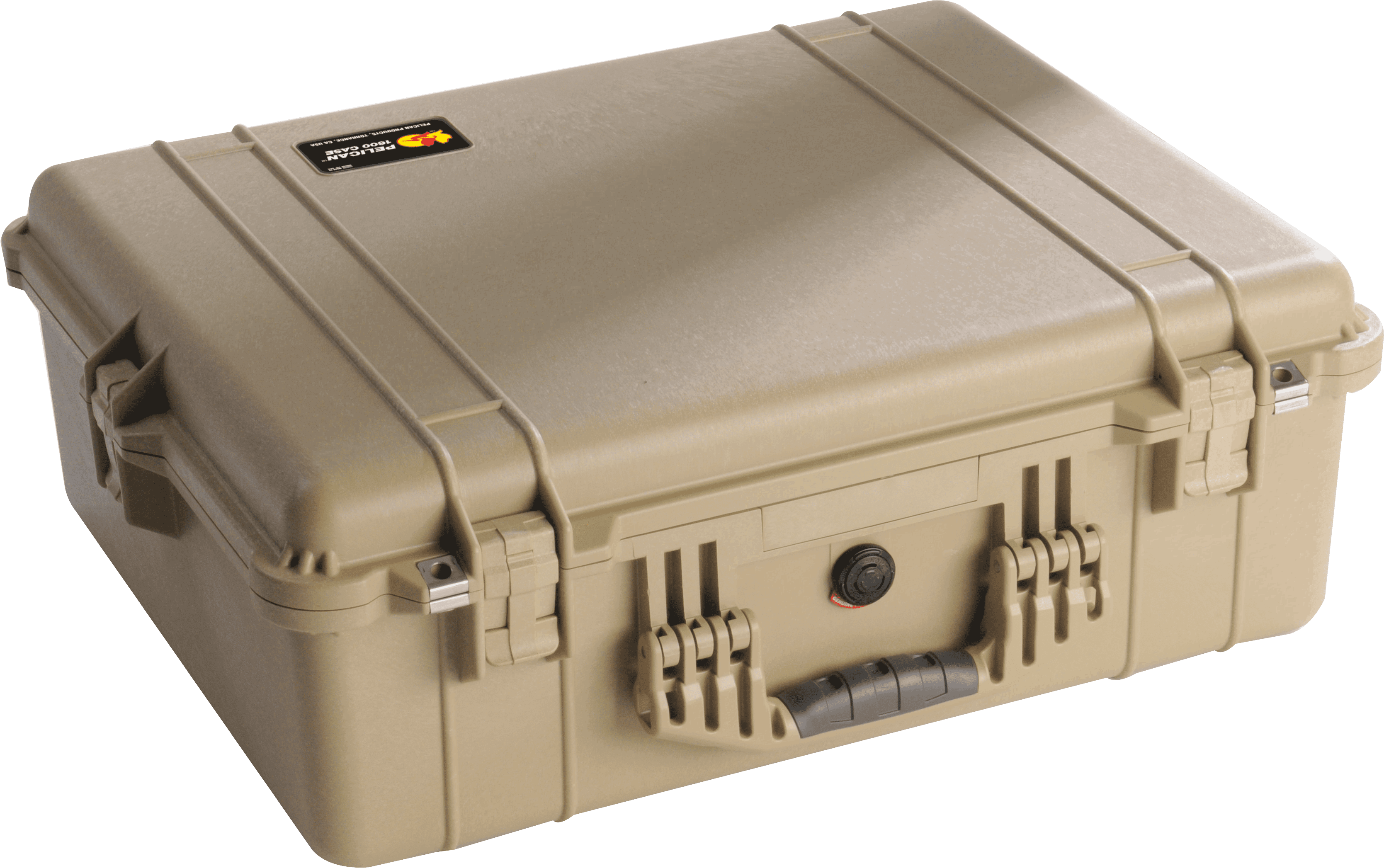 Pelican Products 1600 Protector Case - Desert Tan, No Foam