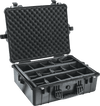 Pelican Products 1600 Protector Case - Black, Padded Dividers