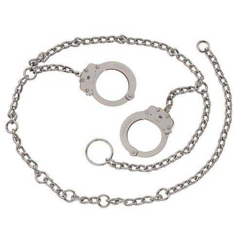 Peerless Handcuff Company 7002C Waist Chain, Handcuffs at Hips - Tactical & Duty Gear