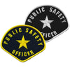 Public Safety Officer Shoulder Patch in Gold or Silver - Shoulder Patches