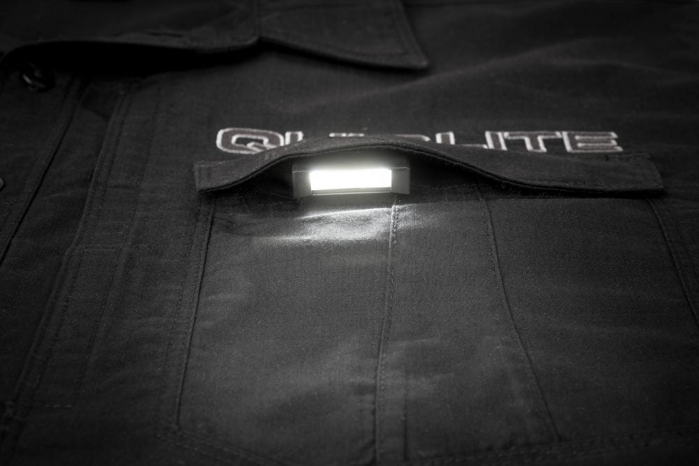 QuiqLite X2 USB Rechargeable Aluminum Housing 20 - 200 Lumens - Tactical &amp; Duty Gear