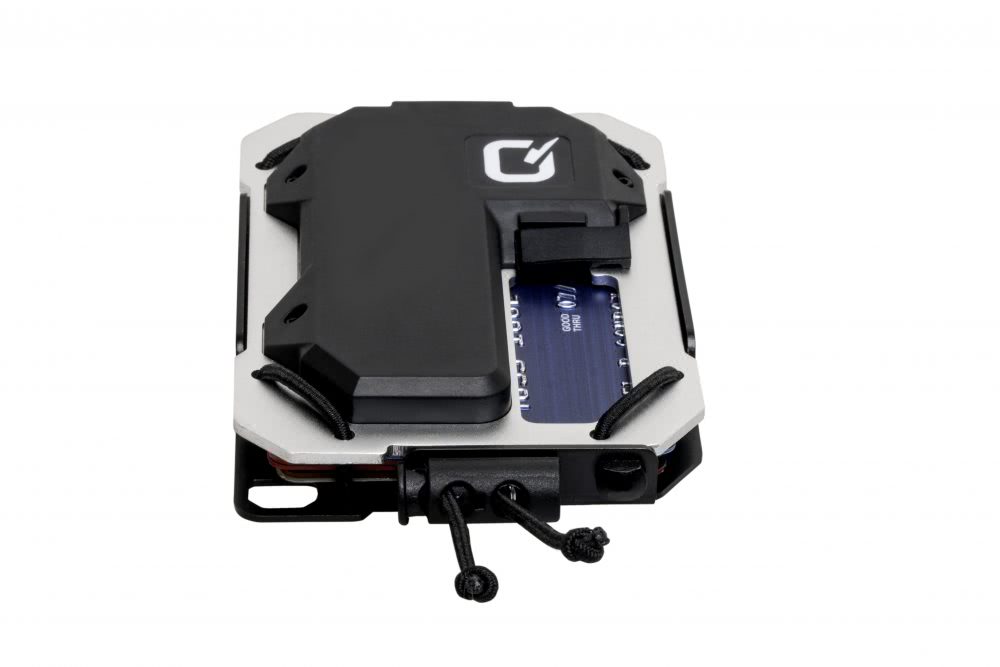 Quiqlite TAQ RFID Credit Card Wallet with Multi-tools and a Flashlight - Black