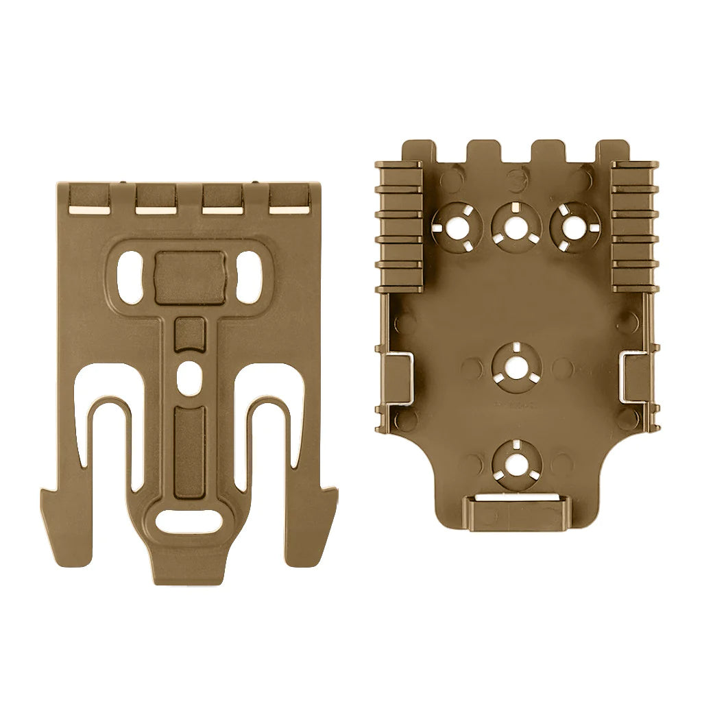 Safariland Quick Locking System Kit 1 - 1 x QLS 19 Locking Fork and 1 x QLS 22 Receiver Plate - QUICK-KIT1 - Tactical & Duty Gear