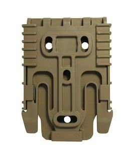 Safariland Quick Locking System Kit 3 - 1 x QLS 19 Locking Fork and 2 x QLS 22 Receiver Plate - QUICK-KIT3 - FDE Brown